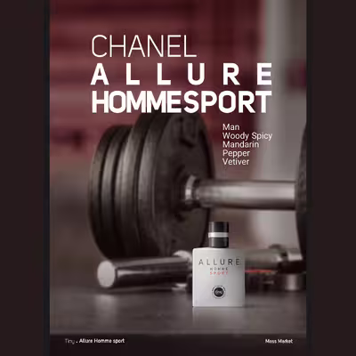 عطر جیبی مردانه النترا تاینی مدل Allure حجم 30 میلی لیتر