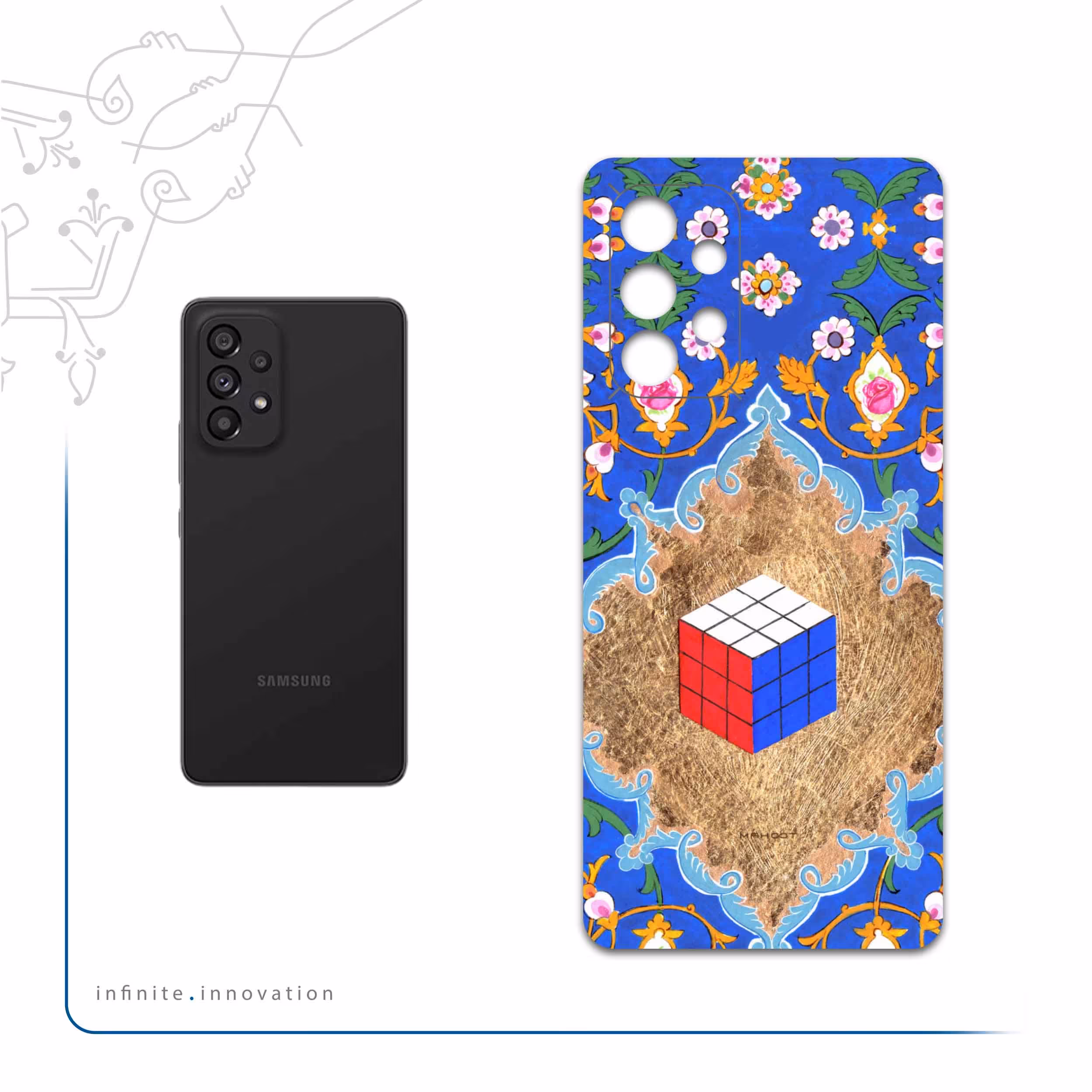 برچسب پوششی ماهوت مدل Maryams-Mathematics مناسب برای گوشی موبایل سامسونگ Galaxy A53 5G
