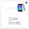 برچسب ماهوت طرح Army_Snow_Pixel مناسب برای ساعت هوشمند سامسونگ Galaxy Gear S