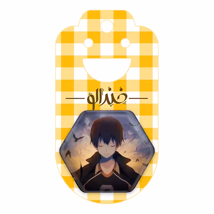 پیکسل خندالو طرح کاگیاما توبیو انیمه آبشار سرنوشت هایکیو کاگیاما مدل شش ضلعی کد 11197