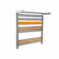 رادیاتور حوله خشک کن هاتیپس مدل یک طبقه آلترمو نقره ای 60×50