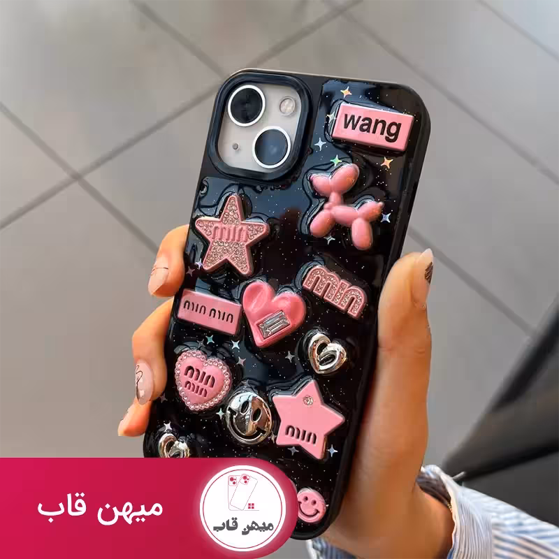 قاب گوشی آیفون Pink Case - کد (33092)