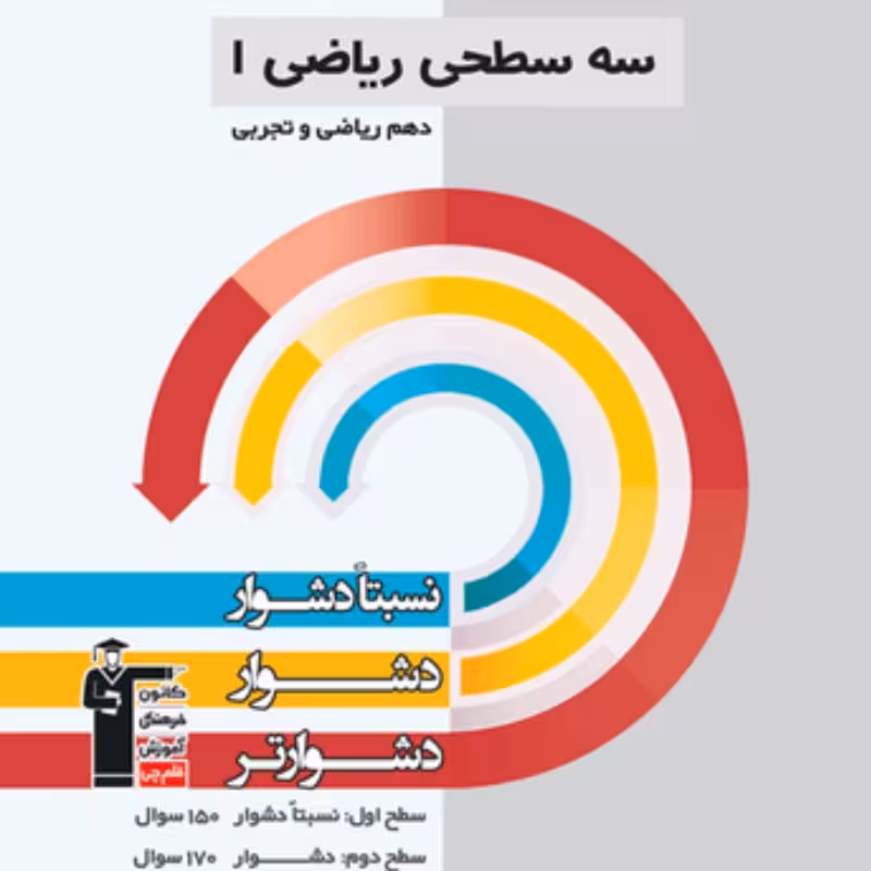 کتاب ریاضی دهم سه سطحی نشر قلم چی چاپ 1401