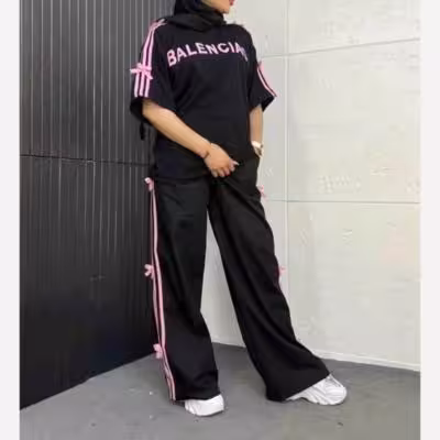 تیشرت و شلوار اسپان مدل بالنسیاگا پاپیون - کد 236