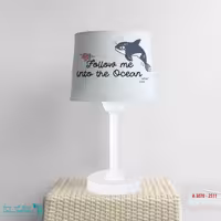 آباژور اتاق کودک طرح دلفین کد A3070