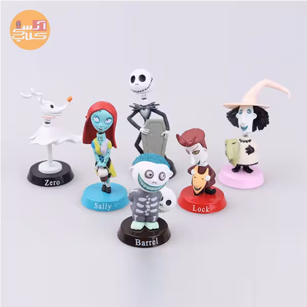 مجموعه فیگور کابوس قبل از کریسمس 6 عددی Nightmare Before Christmas