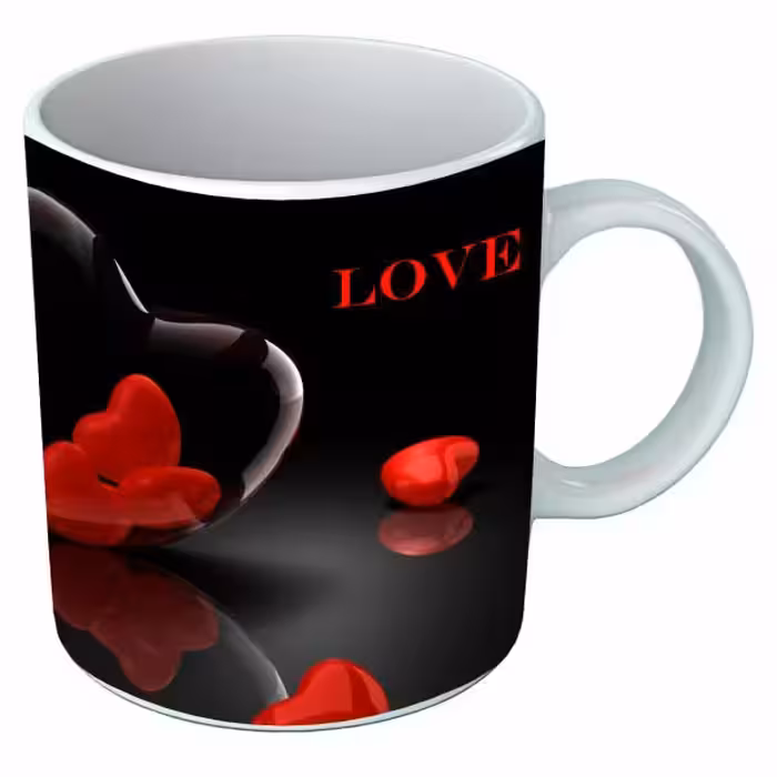 ماگ سرامیکی طرح love کد686