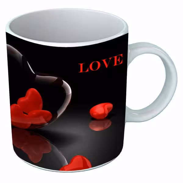 ماگ سرامیکی طرح love کد686
