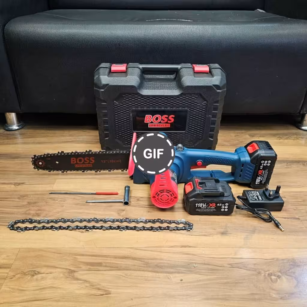 اره زنجیری شارژی 30 سانت براشلس باس مدل 30n