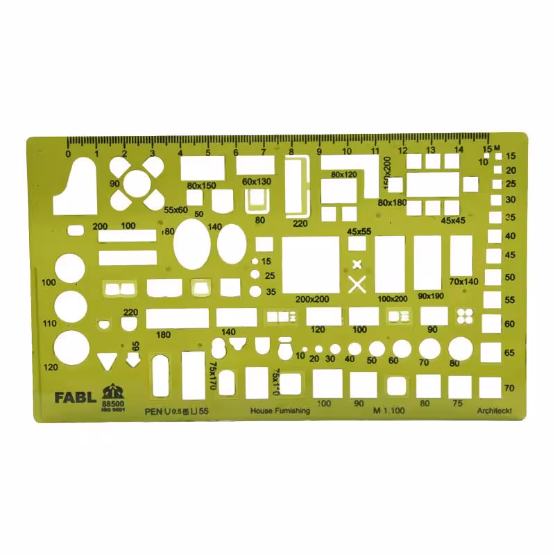 شابلون مبلمان فابل FABL 1/100
