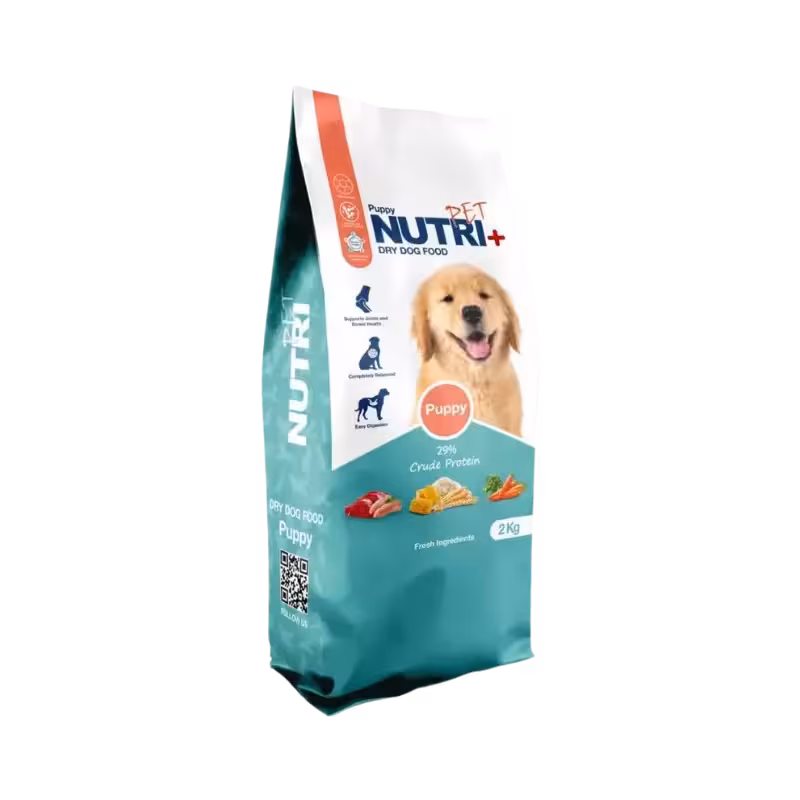 غذای خشک توله سگ برند Nutri نوتری پلاس 2 کیلویی