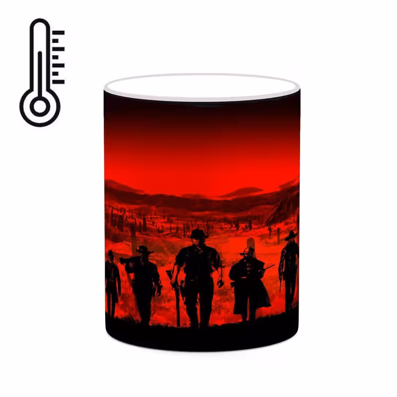 ماگ حرارتی   بازی رد دد Red Dead Redemption II کد mgh30043
