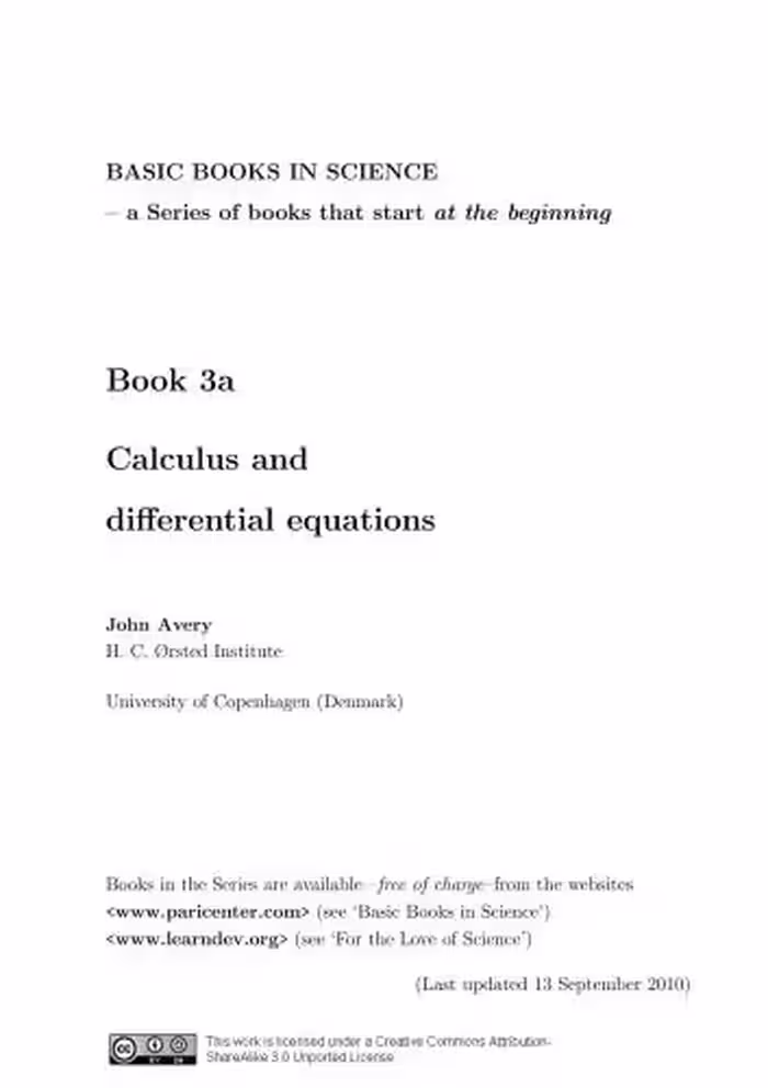 خرید و دانلود نسخه کامل کتاب Calculus and differential equations
