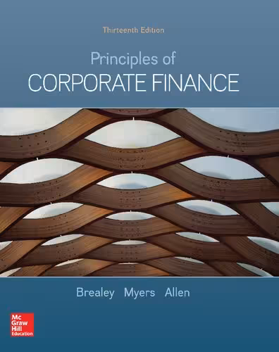 خرید و دانلود نسخه کامل کتاب Principles of Corporate Finance (13th Edition) - Orginal Pdf