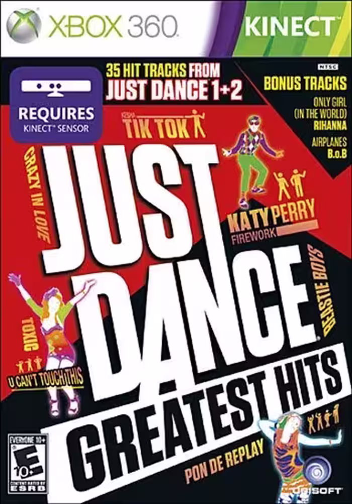 بازی کینکت کنسول Xbox360 Just dance greatest hits