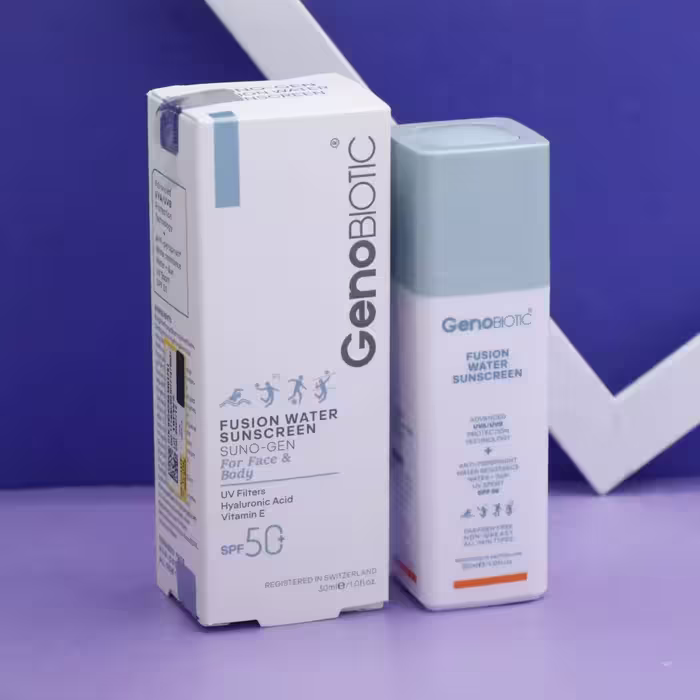 ضد آفتاب فیوژن واتر صورت و بدن ژنوبایوتیک Geno حجم 30 میل کد 92225