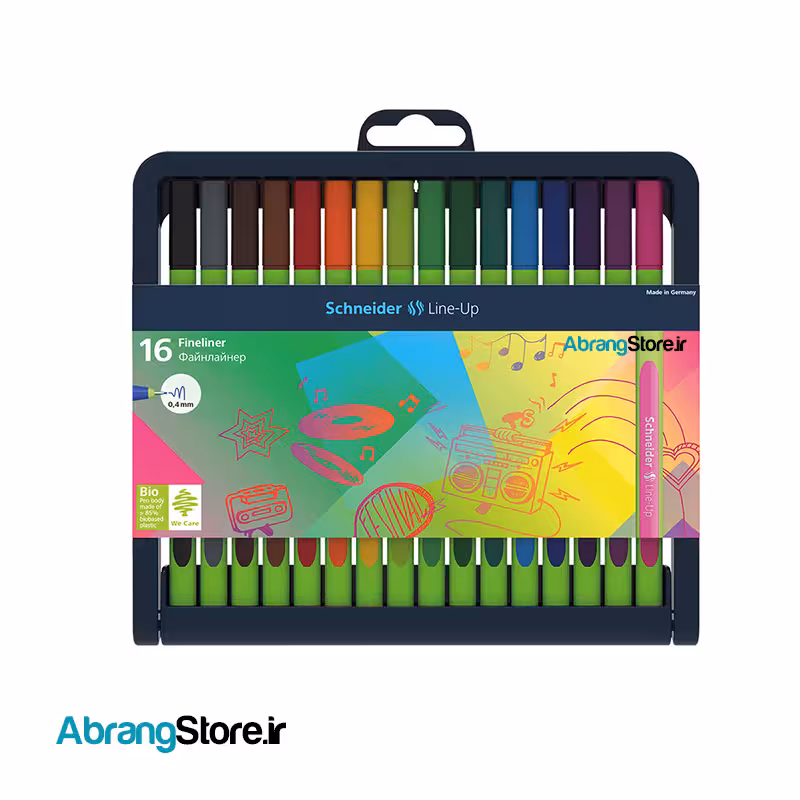 روان نویس لاین آپ 16رنگ اشنایدر  | Schneider Line-Up Fineliner