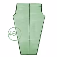 الگوی شلوار کشی تک سایز 46