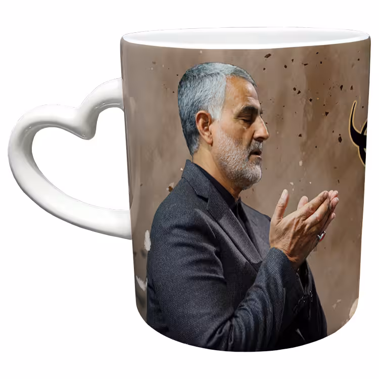 خرید ماگ-لیوان  دسته ساده  سردار سلیمانی کد 17