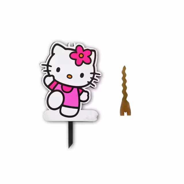 شمع مدل تاپردار طرح کیتی