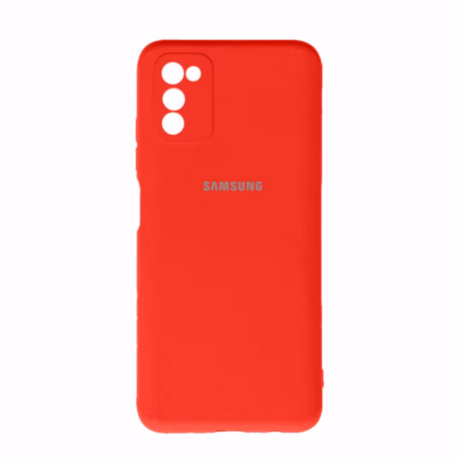 کاور سیلیکونی اورجینال مناسب گوشی موبایل سامسونگ A03S رنگ قرمز

