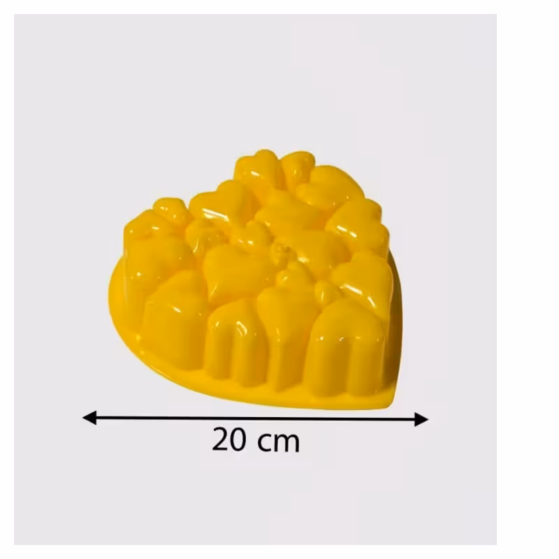 قالب پلاستیکی قلب قلب دار