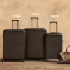 ست چمدان 3 تکه اکولاک مدل Echolac Sense 56 67 78cm قهوه ای