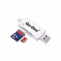 رم ریدر لایتنینگ و میکرو USB گودس مدل GD-DK102