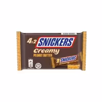 پک 4 عددی شکلات اسنیکرز با کرم بادام زمینی – 165 گرم