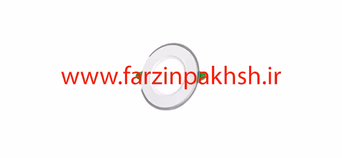 چراغ پنلی دورشیشه پرو گلاریس 9 وات دایره پارس شعاع توس