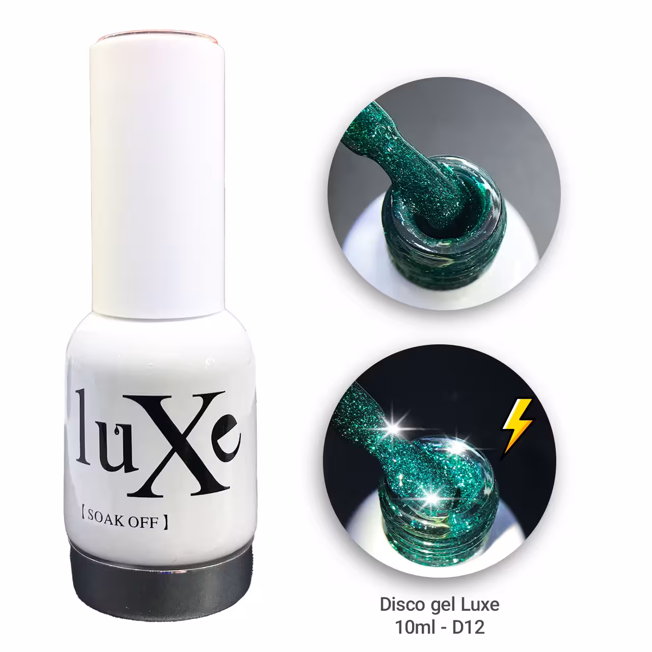دیسکو ژل ناخن Luxe لوکسی 10 میل کد D12