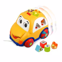 اسباب بازی ماشین و پازل زرد موزیکال وین فان Winfun