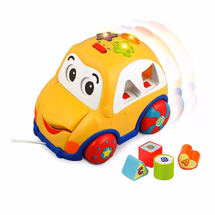 اسباب بازی ماشین و پازل زرد موزیکال وین فان Winfun