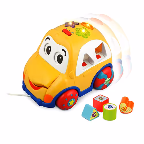 اسباب بازی ماشین و پازل زرد موزیکال وین فان Winfun