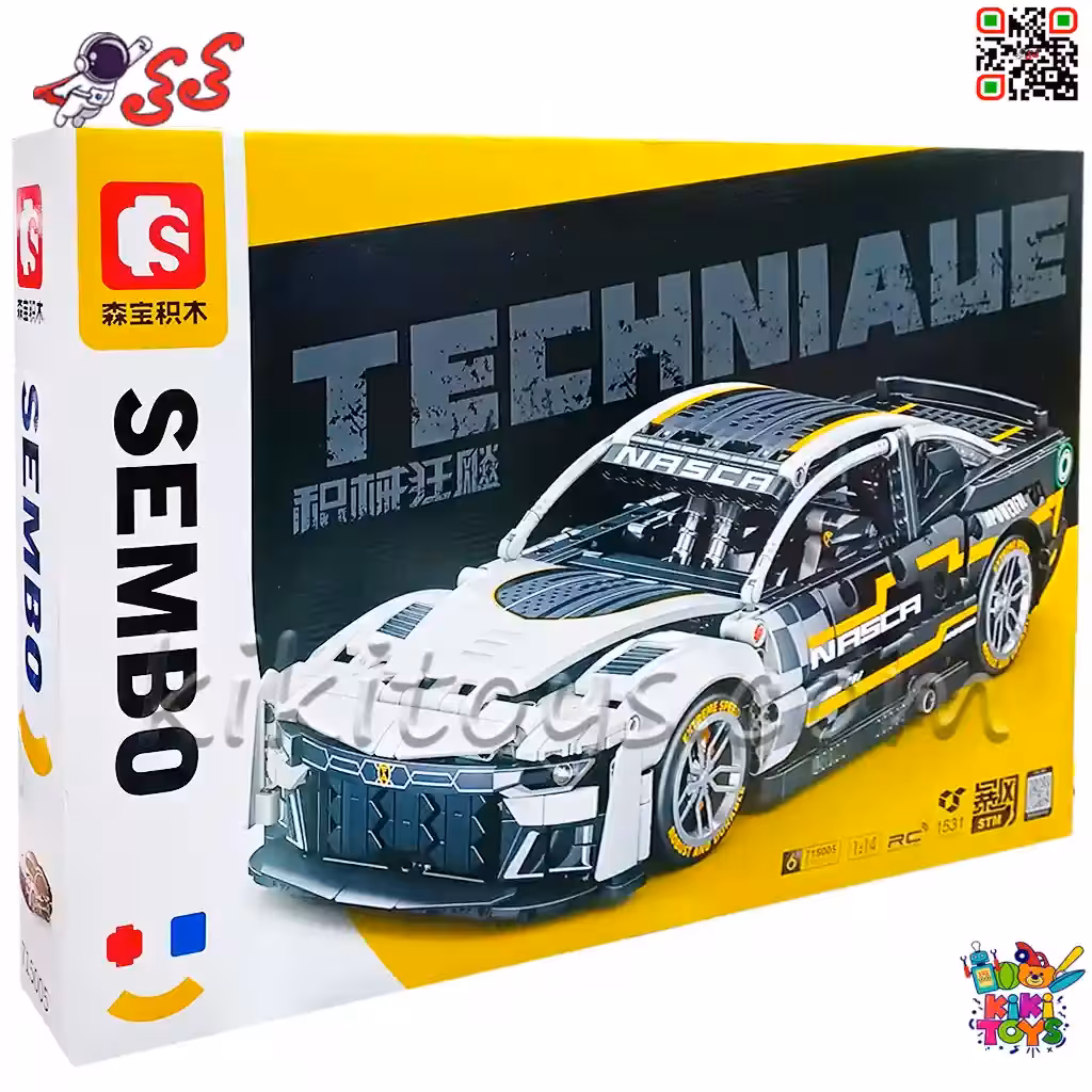 لگو تکنیک ماشین شورلت کامارو سوپر اسپورت مسابقه نسکار سمبوبلاک SEMBO BLOCK 715005
