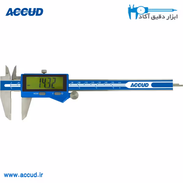 کولیس دیجیتال 15 سانتی متر ضد آب  (Accud (IP67 (آکاد) مدل 112-006-13