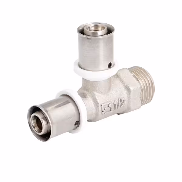 سه راهی روپیچ پرسی 1/2*16*16 مخصوص شیر توکار نیوپایپ