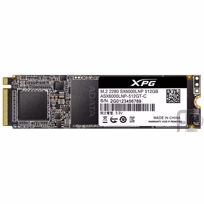 حافظه SSD ای دیتا Adata XPG SX6000 Lite ظرفیت 512 گیگابایت