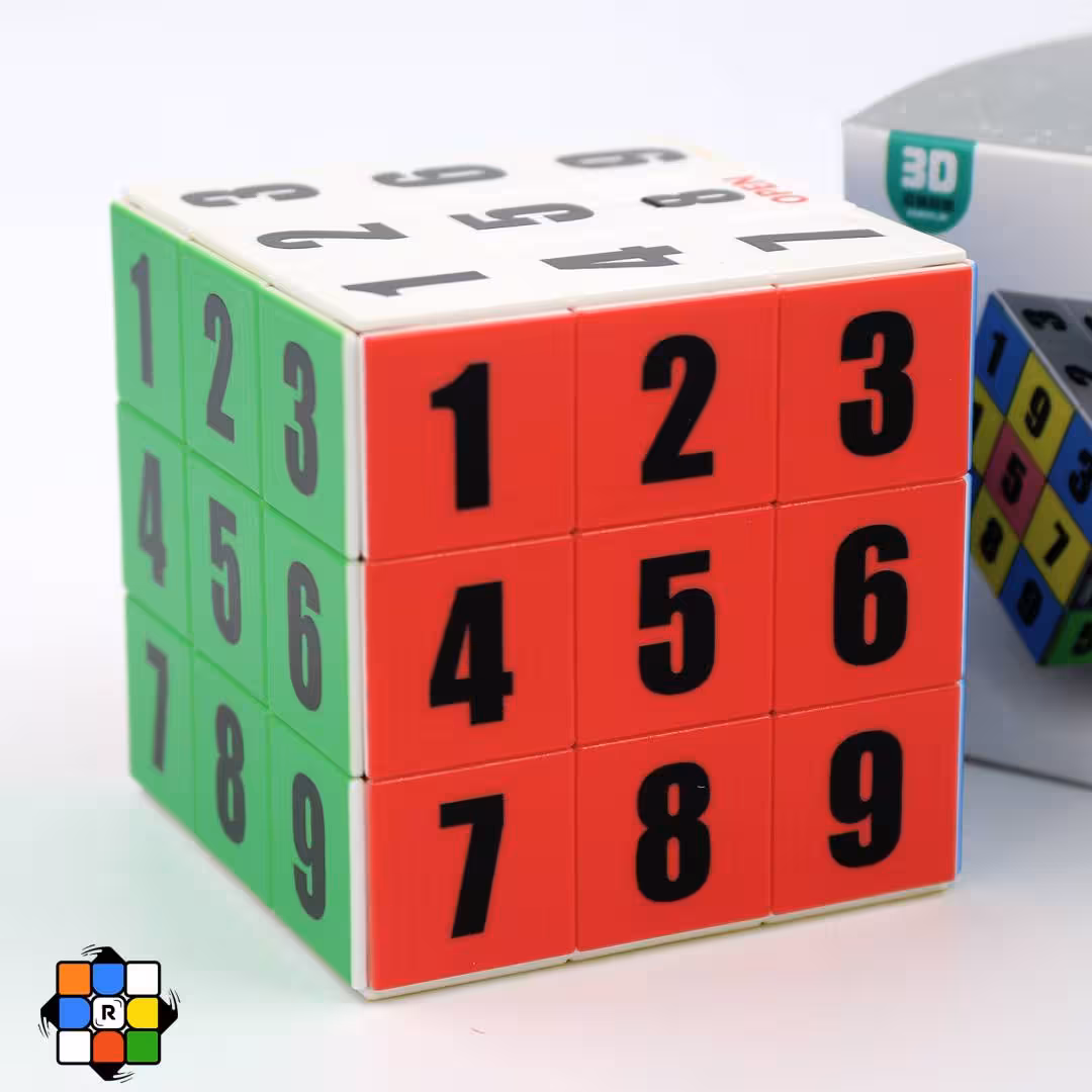 جدول اعداد کشویی 3×3 سه بعدی کلوتسکی