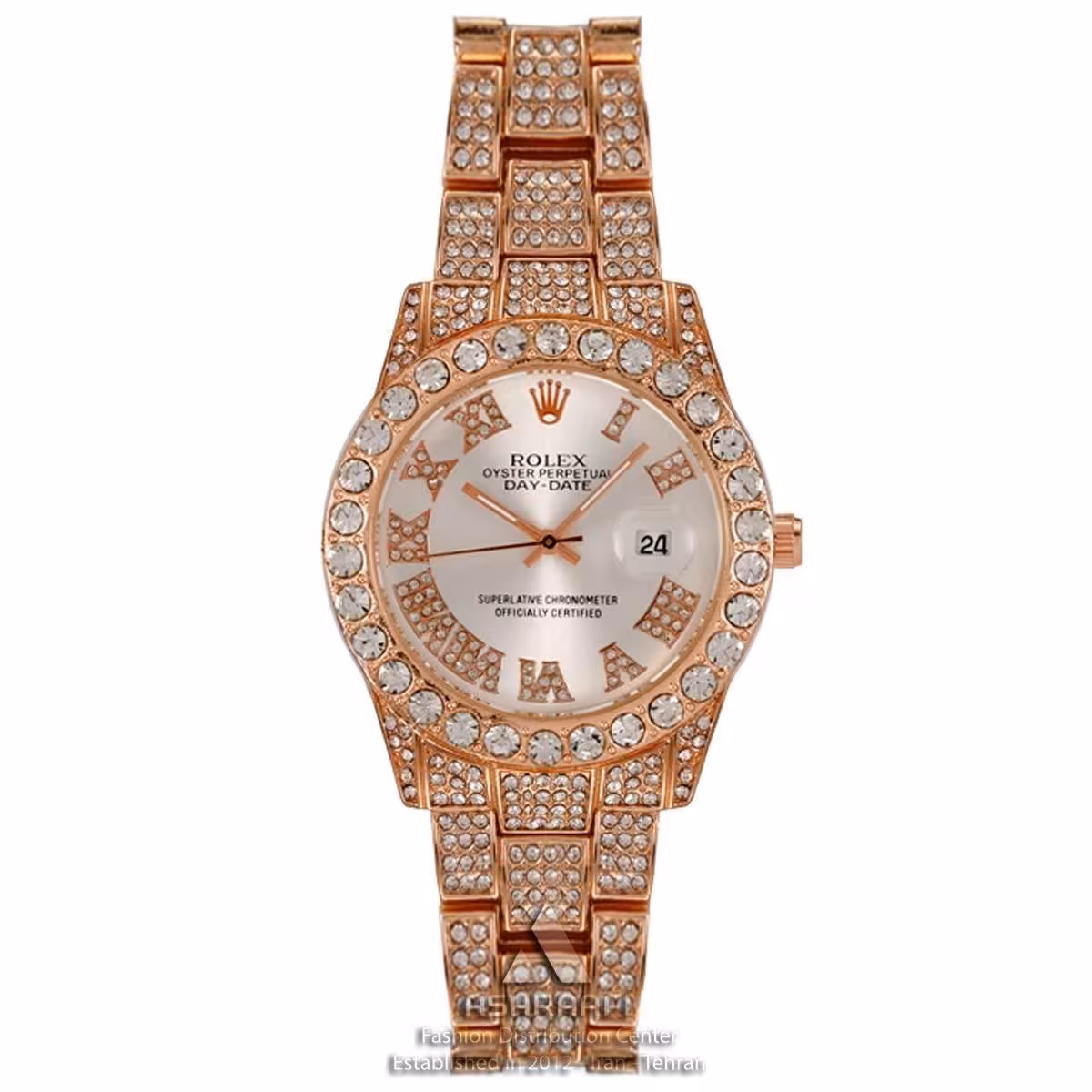 ساعت رولکس فول نگین Rolex Daydate F-Diamond RgS-82