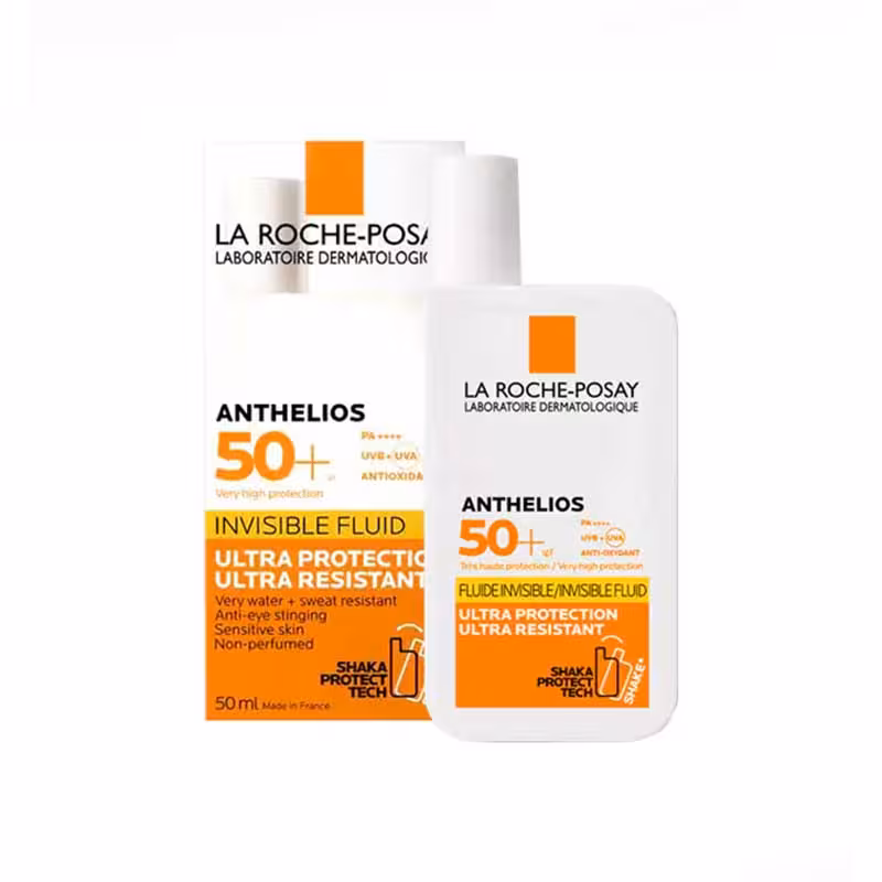 ضد آفتاب لاروش پوزای La Roche Posay مدل Invisible Fluid حجم 50 میل