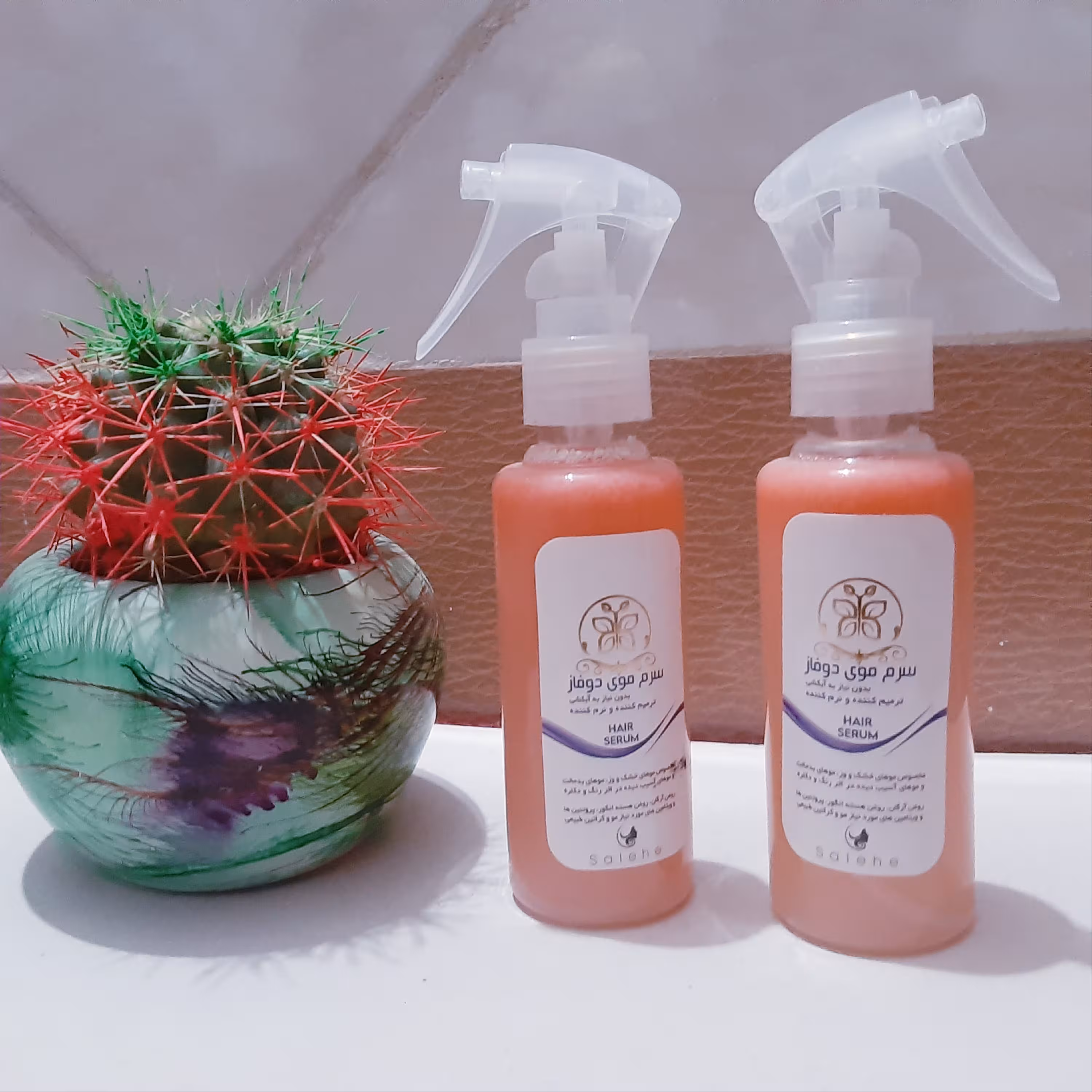 سرم موی دوفاز  ترمیم کننده و نرم کننده بدون نیاز به آبکشی مخصوص موهای خشک و وز