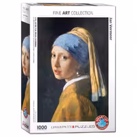 پازل 1000 قطعه Eurographics طرح دختری با گوشواره مروارید