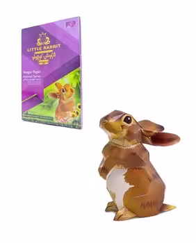 کاغذ جادویی 3 بعدی مدل خرگوش