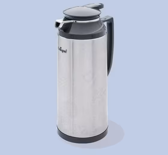 فلاکس شیشه دار استیل 1/6 لیتر یونیک کد 1874