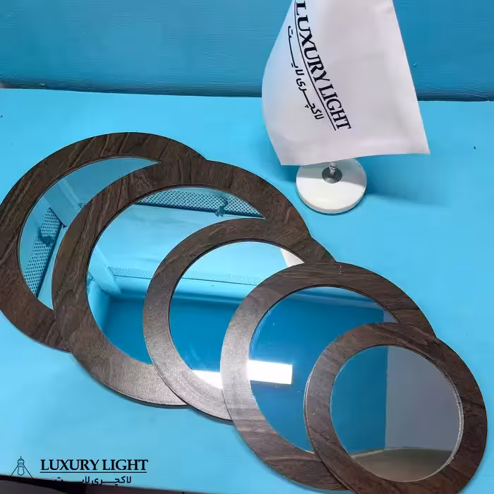 آینه مدل گرد مجموعه 5 عددی