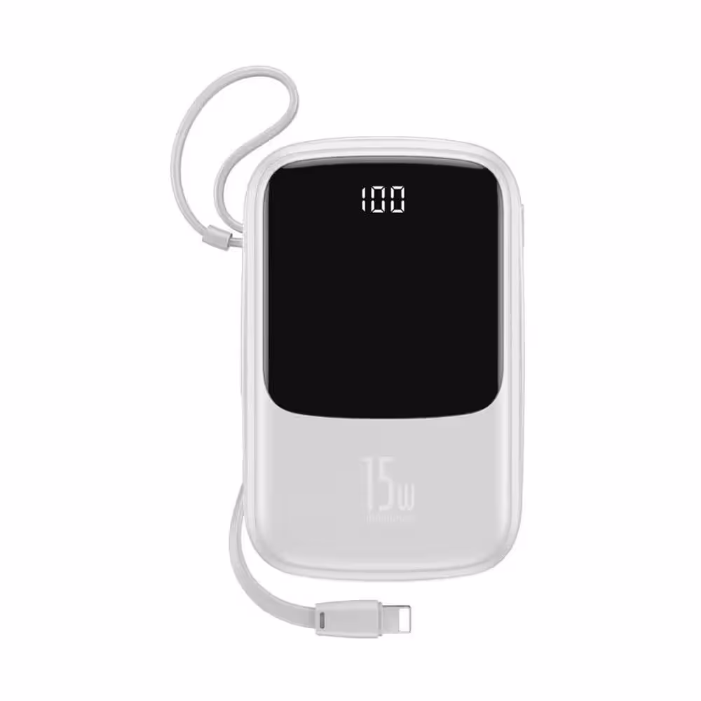 پاوربانک بیسوس مدل QPOW PPQD-B02 ظرفیت 10000 میلی آمپر ساعت