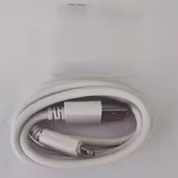  سیم شارژر  آیفون بالکی دیتا دار  کیفیت عالی تک رنگ سفید 