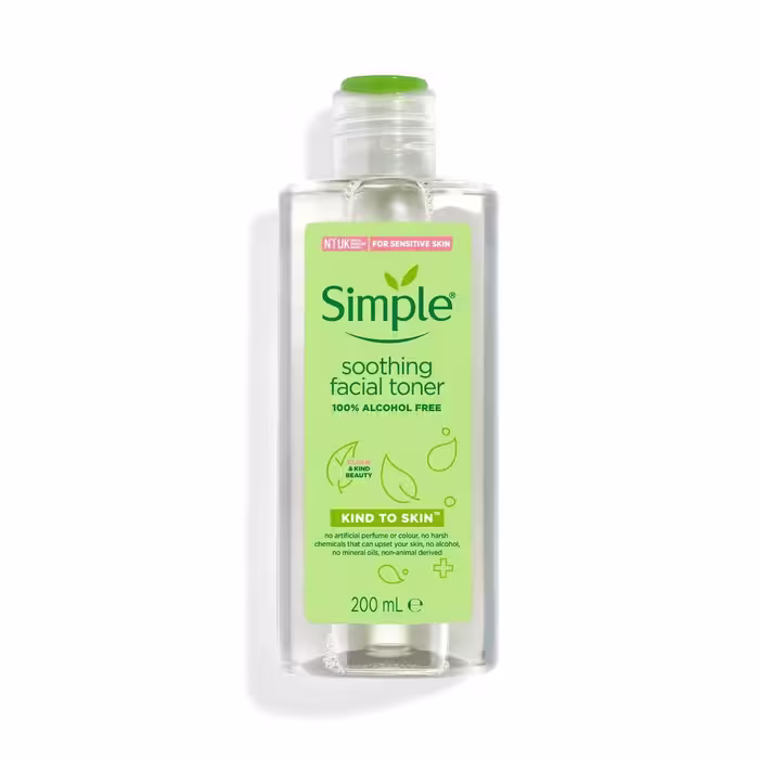 تونر سیمپل تسکین دهنده انواع پوست 200 میلsimple