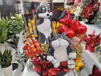 باکس لاکچری عروسک گربه و سگ طوسی